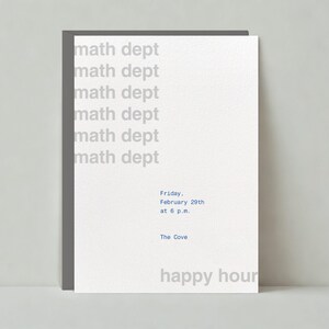 Papierloze post aanpasbare sjabloon voor happy hour-uitnodiging | Gedurfd en typografisch, modern | Direct downloaden