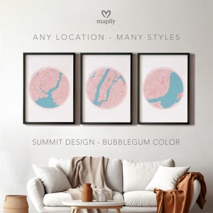 Personalisiertes Stadtplan Poster - Wählen Sie eine beliebige Stadt | Durchdachtes Geschenk für Freunde oder Familie