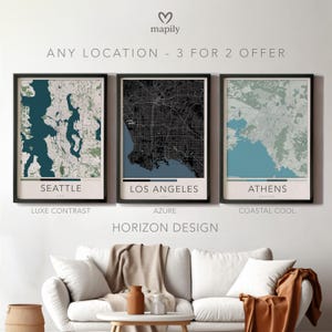 3 for 2 City Poster Set – Individuelle Orte für besondere Momente