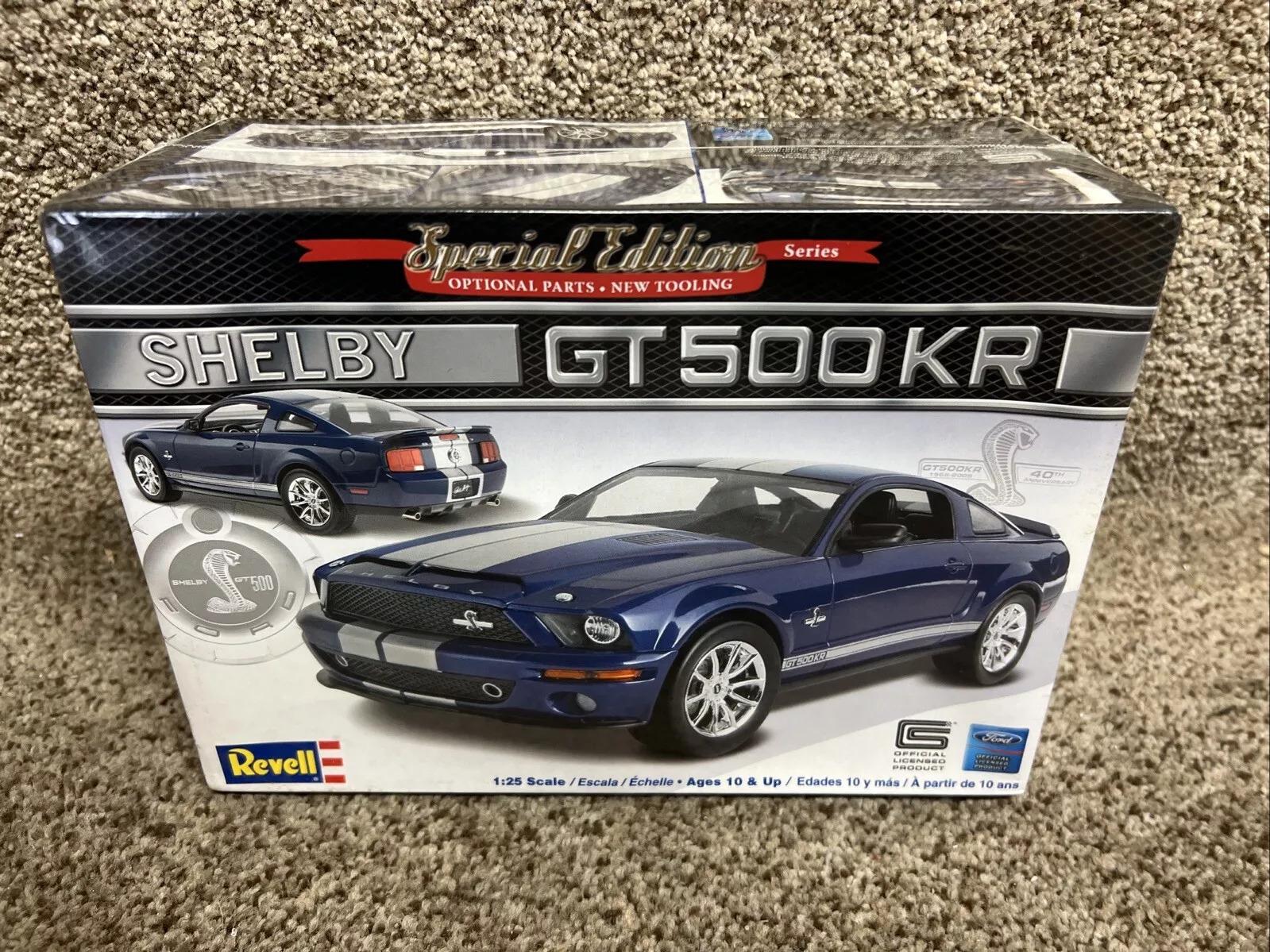 Revell 1⁄25 2008 ford mustang shelby gt 500kr model kit Revell 1⁄25 2008 ford mustang shelby gt 500kr model kit