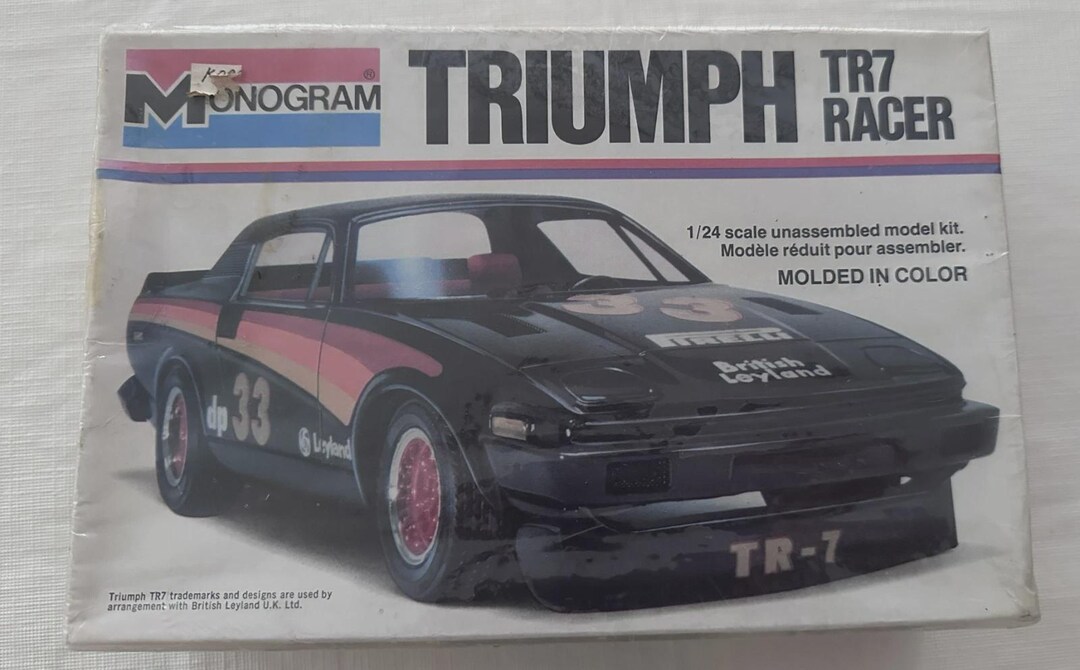 Monogram 1/24 Scale Triumph TR7 Racer Plastic Model Kit [super Rare ...
