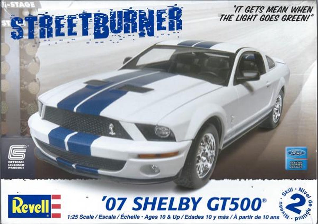 Revell 2007 Ford Mustang Shelby Gt 500 - Etsy
