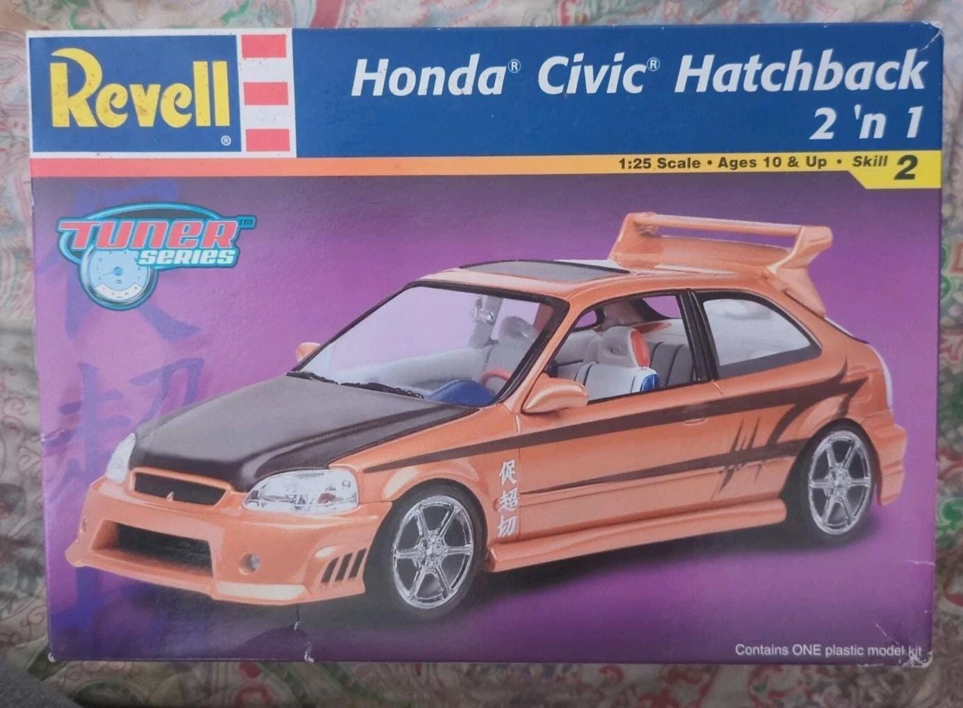 Revell 1/25 Honda Civic SI Hatch Back Tuner Model Kit - Etsy