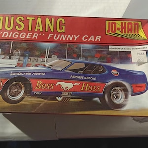 johan 1/25 1970 ford mustang funny car model kit