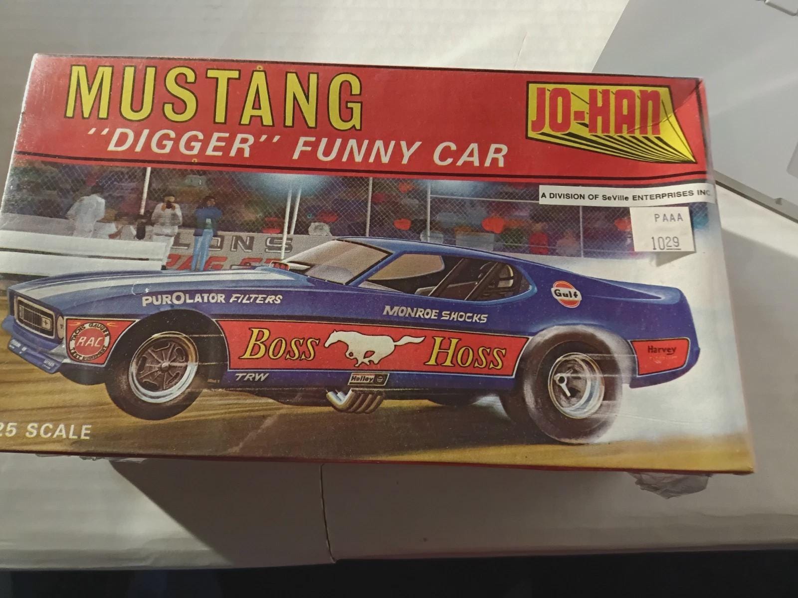 Johan 1/25 1970 Ford Mustang Funny Car Model Kit - Etsy