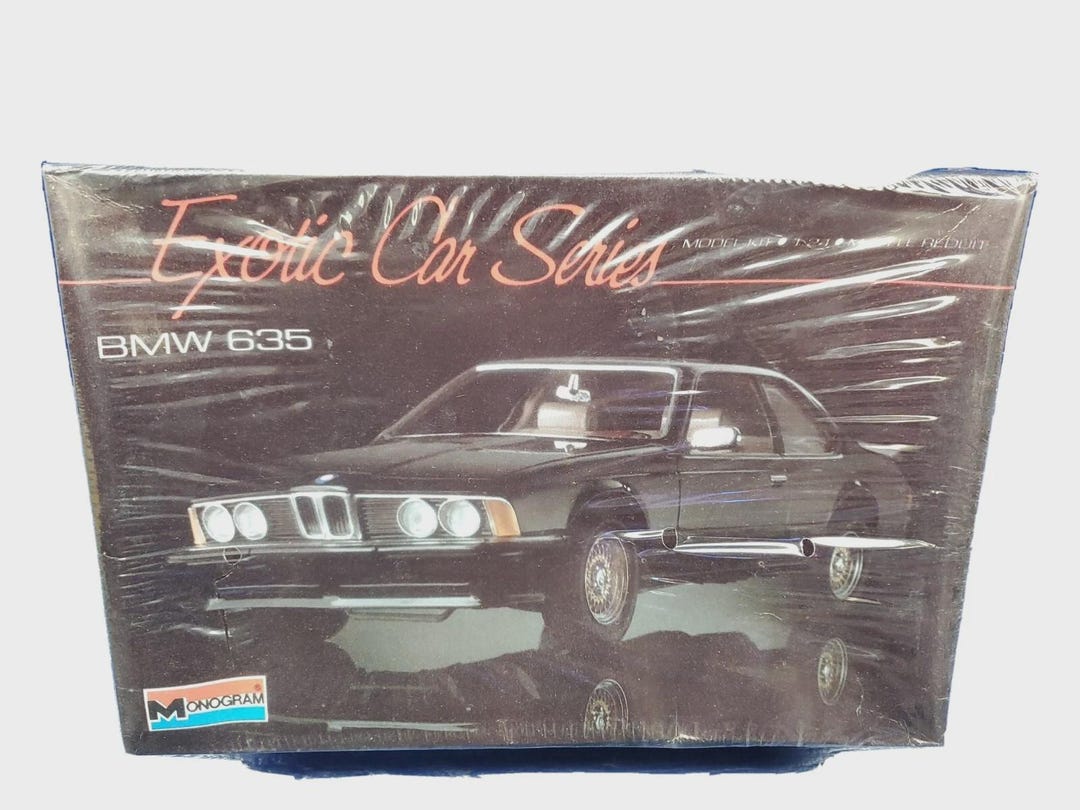 Monogram 1/24 BMW 635 Exotic Car Series Model Kit - Etsy