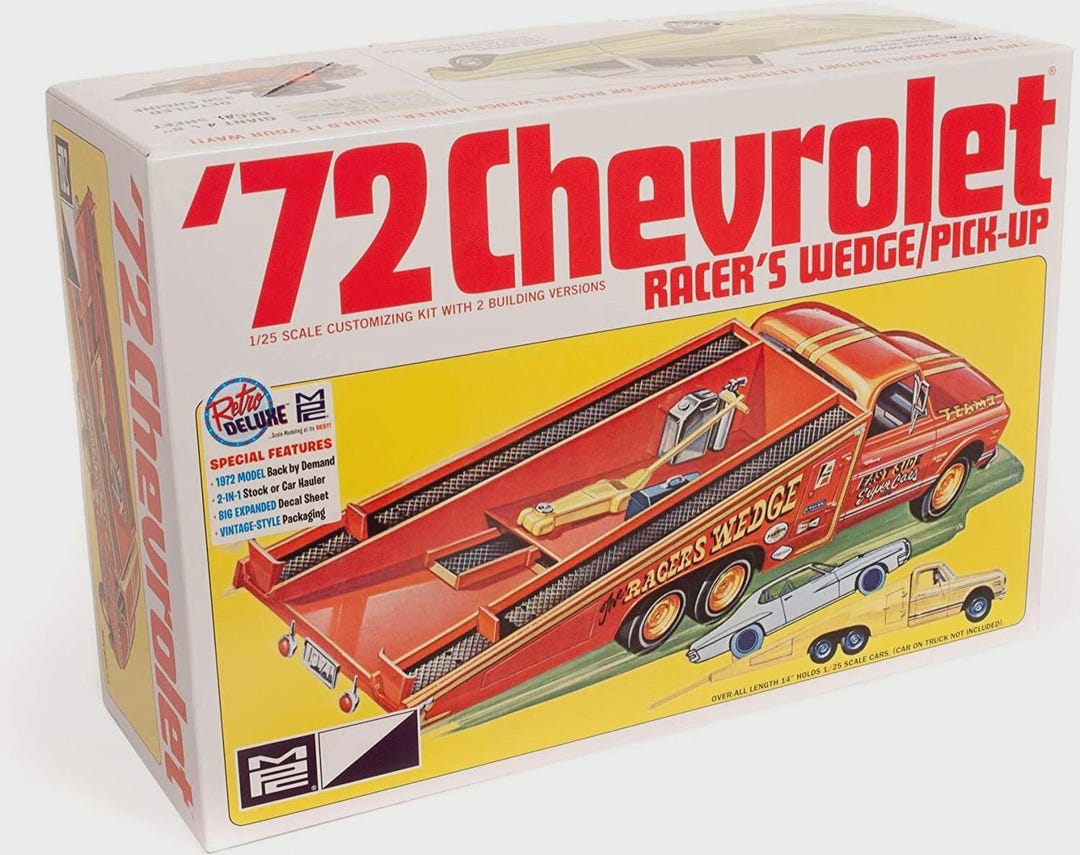 Mpc Racers Wedge Mpc 1972 Chevrolet Racers Wedge OR Pickup 2 N 1 Model Kit - Etsy