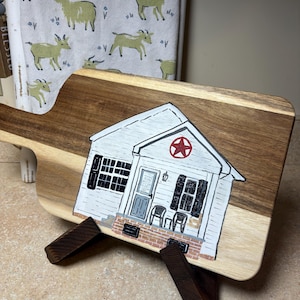 Hand Painted Cutting board Custom