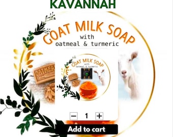 Turmeric & Oatmeal Face Soap