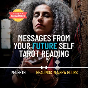 Mensagens do seu futuro eu Leitura de tarô Guias espirituais Leitura de ex-parceiro Previsão do futuro Previsão psíquica no mesmo dia em uma hora