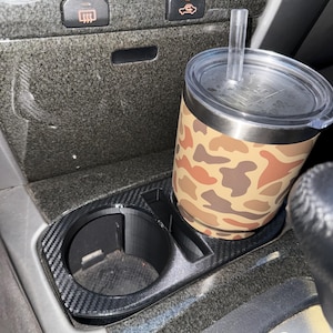 4th Generation Toyota 4Runner cup holder Carbon fiber Texture