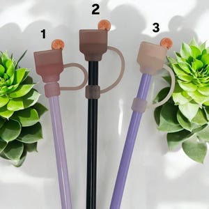 40 oz. Tumbler Accessory Straw Cap, Topper na słomkę, wypełniacz do skarpet świątecznych, zdejmowana pokrywka, prezent na święta, prezent urodzinowy, prezent dla niej