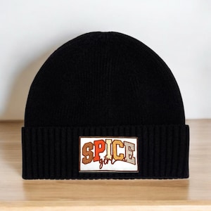Spice Girl Beanie, Fall gifts, Pumpkin Spice Lover Gift, coffee weather Beanie for women, Beanie for girls, gift for her, Custom Beanie