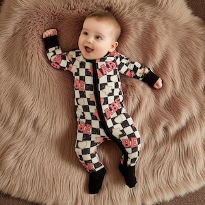 Bamboo Baby Pajamas, Convertible Zipper Footie, Bamboo Sleeper, Bamboo Zipper Romper, Baby Shower, Baby Shower Gift, Newborn Gifts