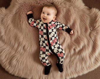 Bamboo Baby Pajamas, Convertible Zipper Footie, Bamboo Sleeper, Bamboo Zipper Romper, Baby Shower, Baby Shower Gift, Newborn Gifts