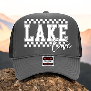 Lake Life Hat, Lake Days trucker hat, Boating trucker hat, Lake Life Trucker Hat,  Inappropriate Hat, Trucker Hat, Custom Trucker Hat,