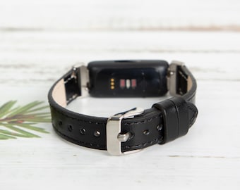 FitBit Versa 4 Bands Women, Leather FitBit versa 3 2 Lite Sense 2 1 Strap Women, FitBit Charge 6 5 4 3 Watch Band, Christmas Gift Her