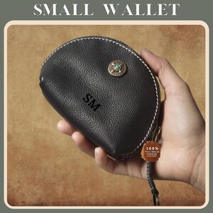 Leder Männer Frauen Reißverschluss Schlüsselbund Kleine Brieftasche Kreditkarte Kopfhörer Tasche Leder Geldbörse Schlüsseletui Haushälterin, Geschenk für ihn, Geschenk für sie