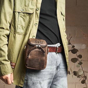 Sling Bag, Crossbody Bag,Leather Phone Bag,  Shhoulder Bag,Messenger Bag, Waist bag, Belt bag, Leather Phone purse,Fanny pack,Gift  Him her