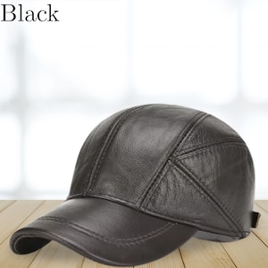 leather Baseball cap Men Baseball Caps  Casual Street Gf Gorras MenHat square Baseball Cap, Woman Leather Cap, Groomsmen Gift him gift her