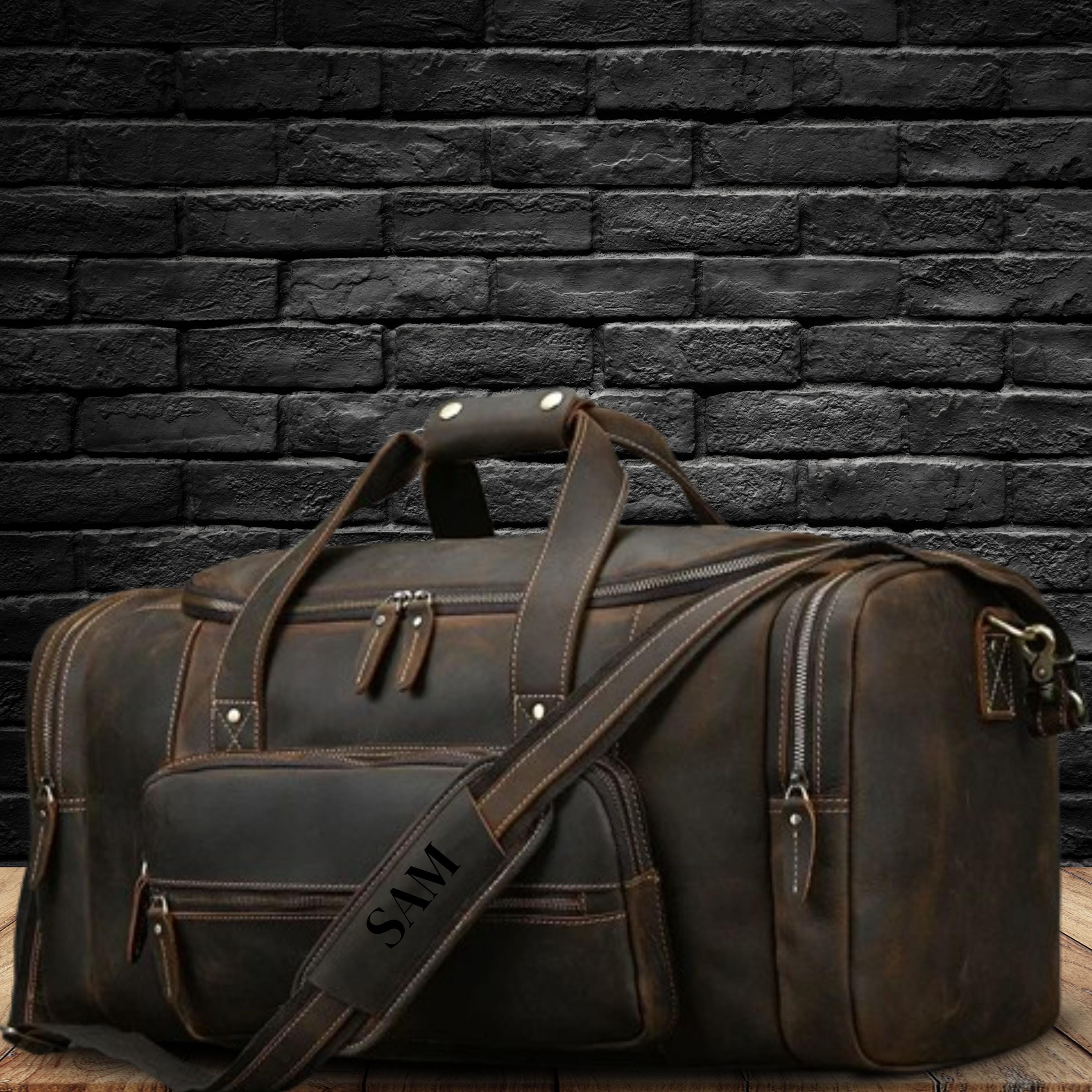Sac de sport en cuir Week-end Bag