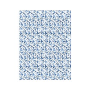 Blue and White Toile De Jouy Blanket