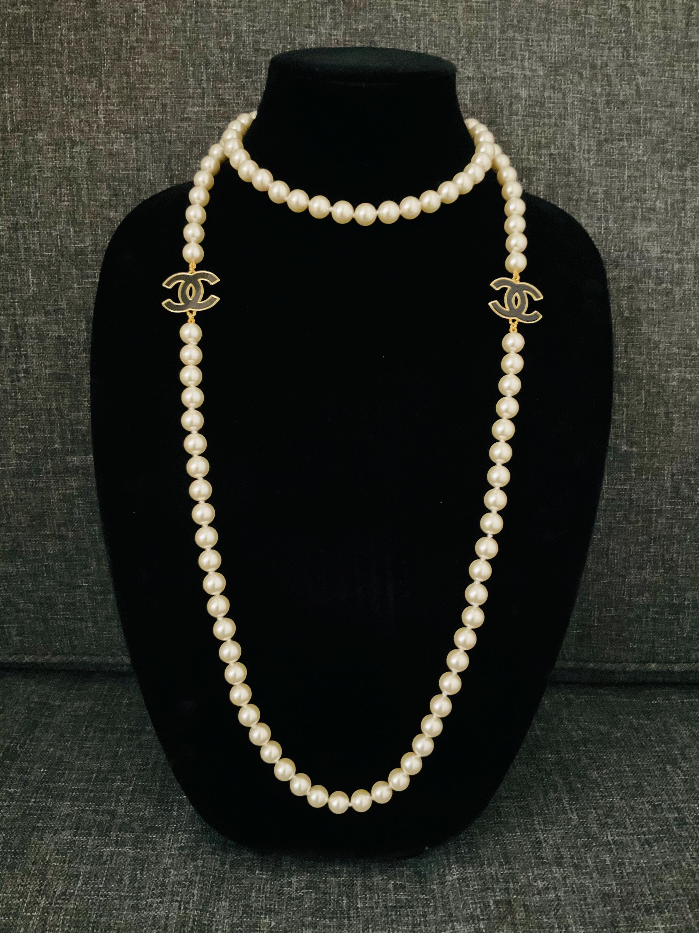 Chanel pearl necklace - Etsy 日本