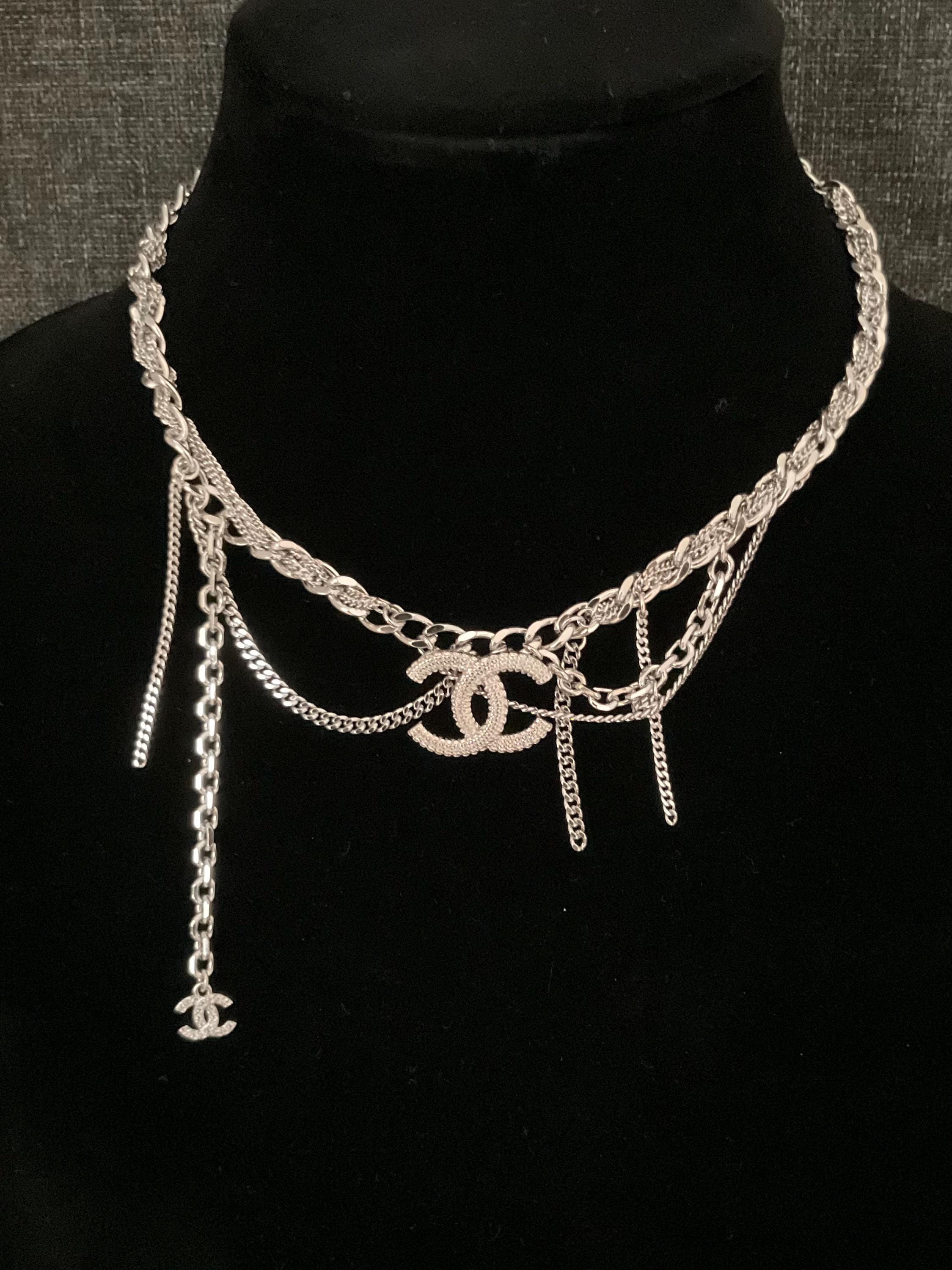 Chanel logo necklace - Etsy 日本