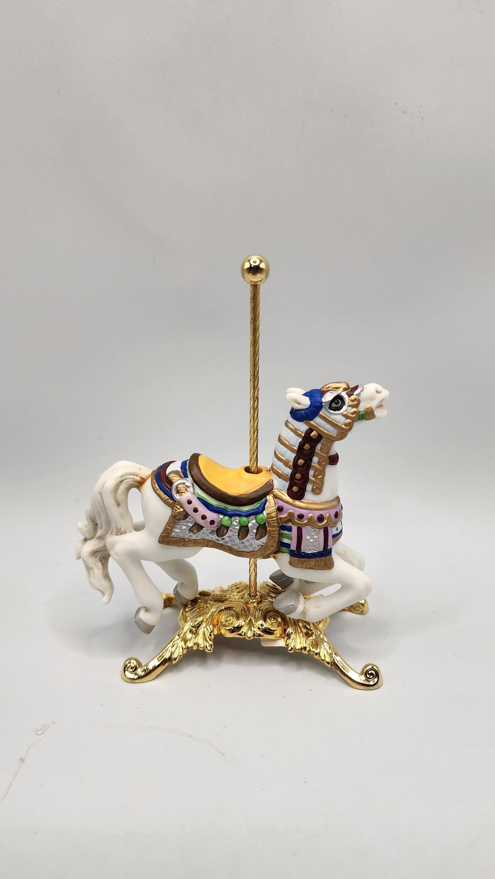 レフトン　カルーセルコレクション　メリーゴーランド　オルゴール　アメリカ⑦ Lefton carousel - Etsy 日本