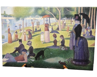 ジョルジュ・スーラ：グランド・ジャット島の日曜日の午後（1884年