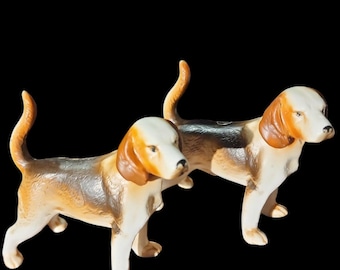 イタリア製ヴィンテージ カスターニャ アイリッシュ ビーグル犬置物