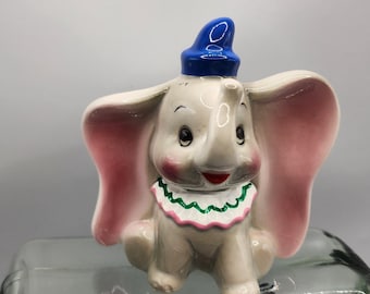 Vintage Walt Disney Produktionen - Porzellan Dumbo Figur - Japan 1950