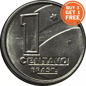 1 Brazilian Centavo-choice of date from 1989-1990-small coin Brazil/Brasil