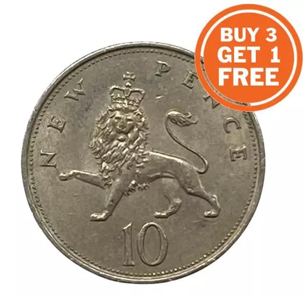 Vintage 50 new pence - Etsy 日本
