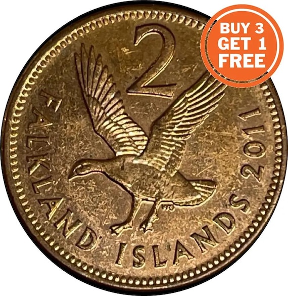 2p Two Pence- Falkland Island- Choice of Date From 1974-2011 - Etsy