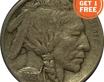 5 Cents-Buffalo nickel-USA-choice of date from 1913-1938