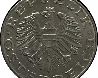Moneda de 10 chelines austríacos, 1974-2001, fecha de elección