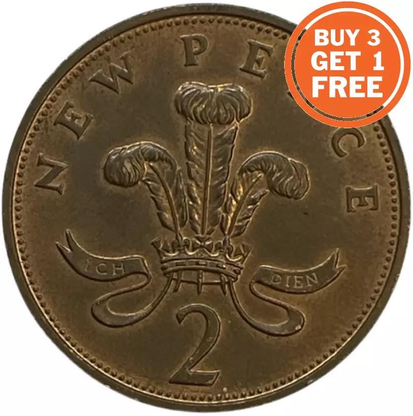 1971 new pence 2p coin - Etsy 日本