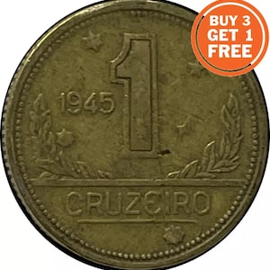 1 Brasilianischercruzeiros- nach Wahl aus den Jahren 1942-1956-Brazi