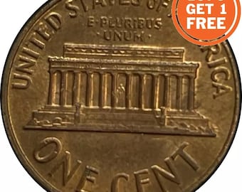 1 Cent-USA-Lincoln memorial cent-choice of date from 1959-1982