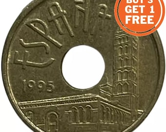 25 Pesetas spanish coin - choice of date from 1990-2001- spain