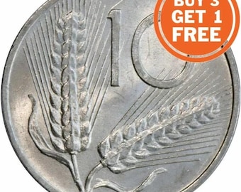 10 Italian lire coin italy choice of date 1951-1990 Italy