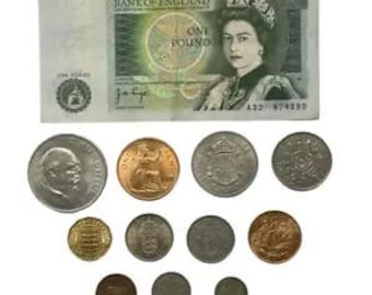 1950 - 1960 イギリス紙幣 1 ポンド 10 シリング オリジナル紙幣