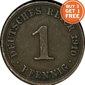 1 German pfennig from 1890-1916 - choice of date - Germany