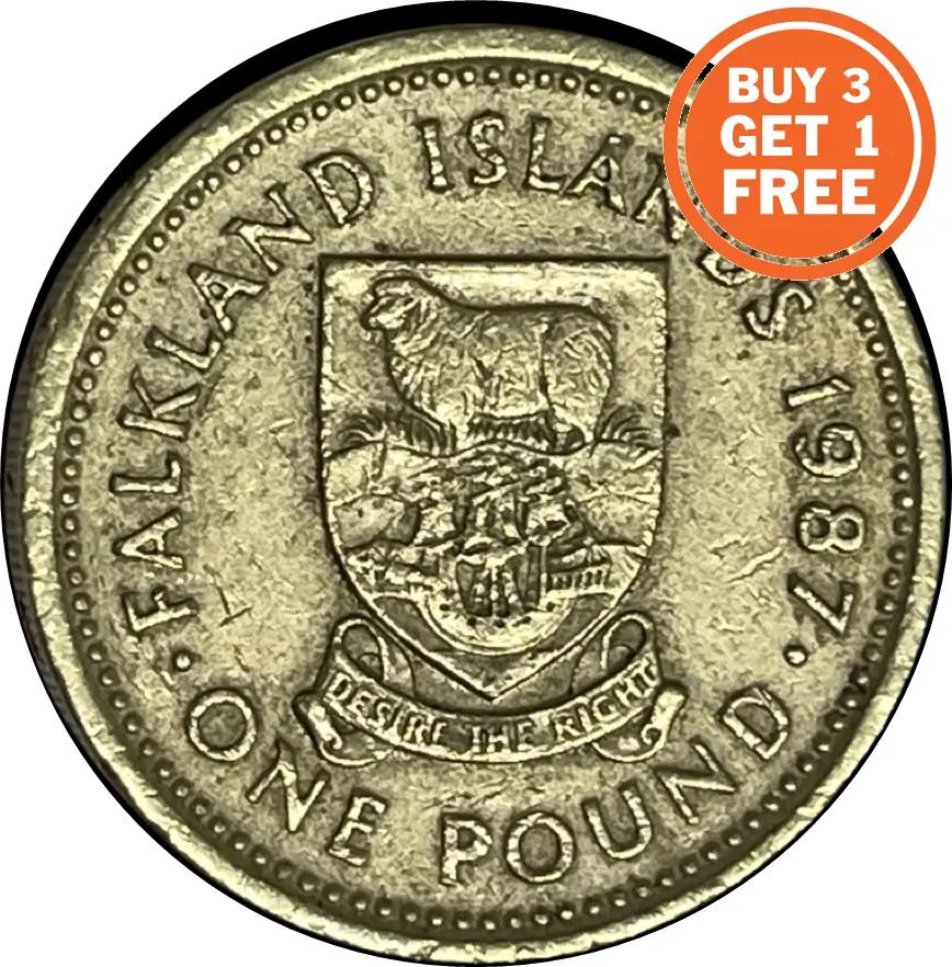 1987 1 pound coin - Etsy 日本