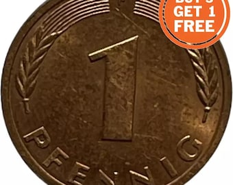 1 pfennig alemán -seleccione la fecha- de 1950 a 1996 - Alemania