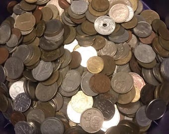 大型外国コイン：世界の通貨コレクション（29～35 mm） - Etsy 日本