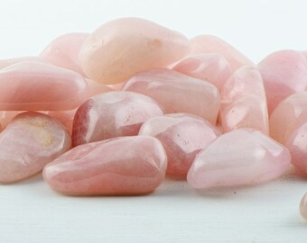 Rose Quartz Tumbled Gemstone - Stone of Love