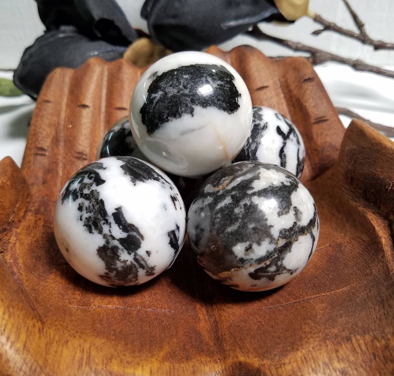 Zebra Jasper Gemstone 40mm Orb Sphere Crystal Healing Grid | Etsy