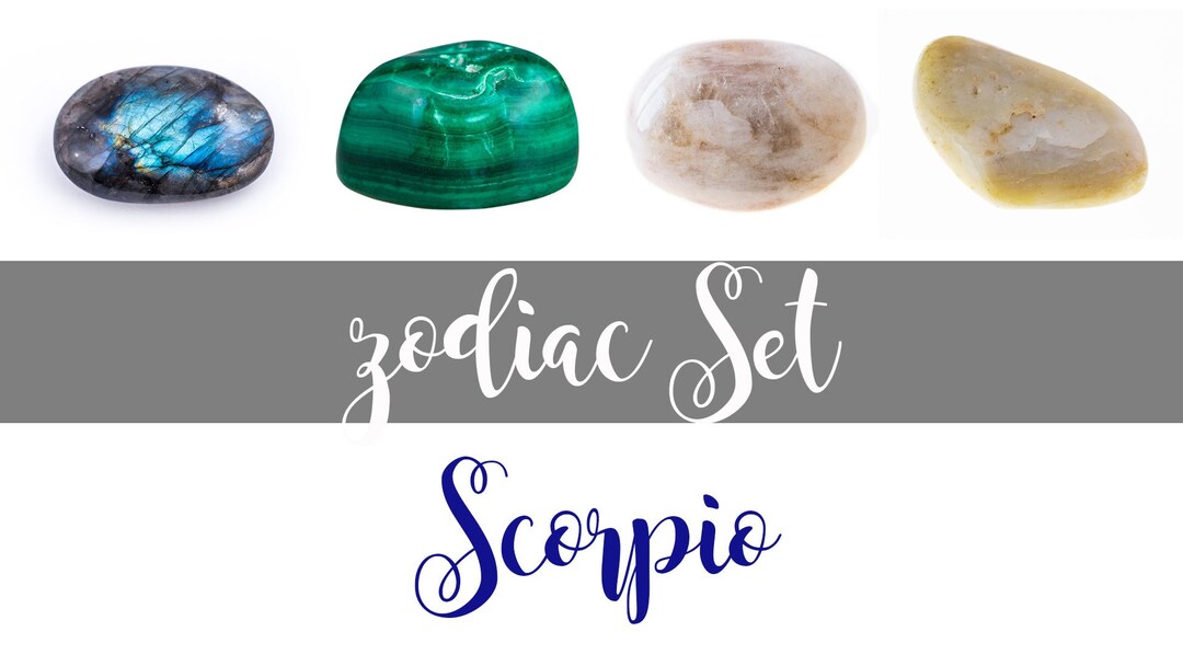 Scorpio stone zodiac clearance